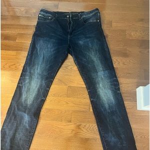 American Eagle men’s jeans 38x36 stretch dark denim NWOT